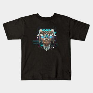 Mecha ram sheep Kids T-Shirt